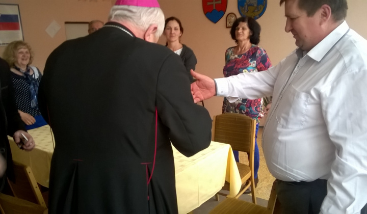 Mons. Štefan Sečka - návšteva spišského biskupa na